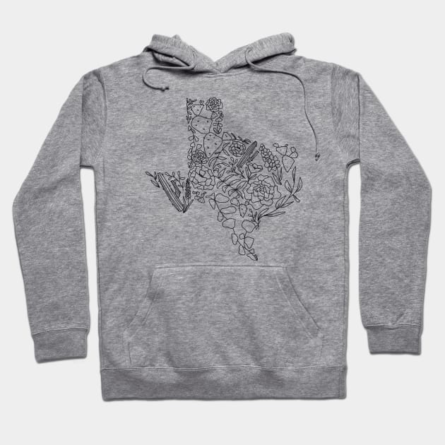 Texas Hoodie by The Letters mdn